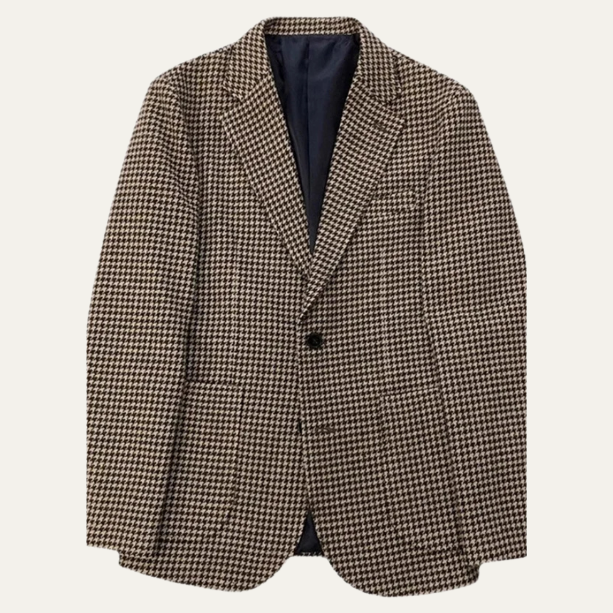 Classic Fit Men's Tweed Blazer Jacket - Nocini