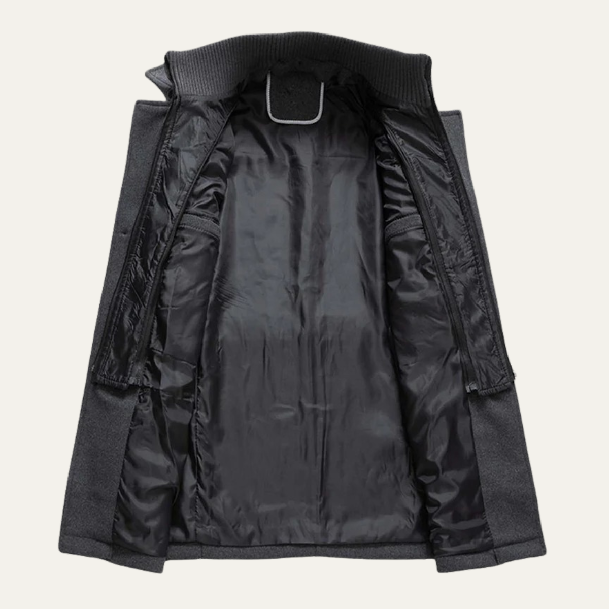 Warm Waterproof Men's Zip Up Winter Jacket