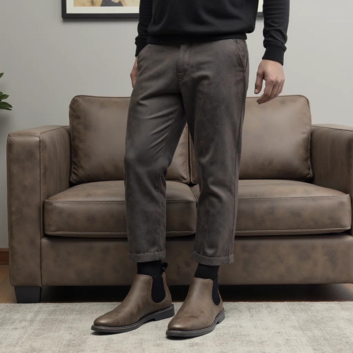 Classic Men's Slip On Chelsea Boots