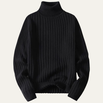 Classic Men's Crew Neck Wool Knit Sweater - Nocini