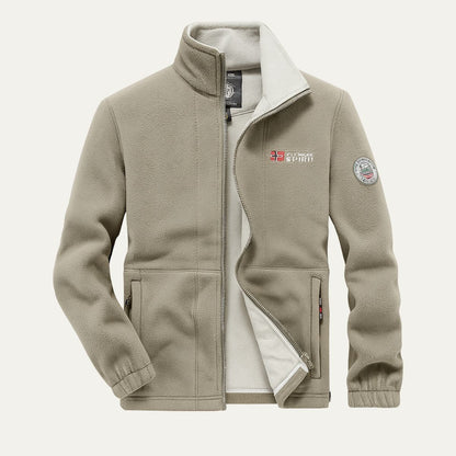 Thermal Insulated Fleece Men's Outdoor Winter Coat