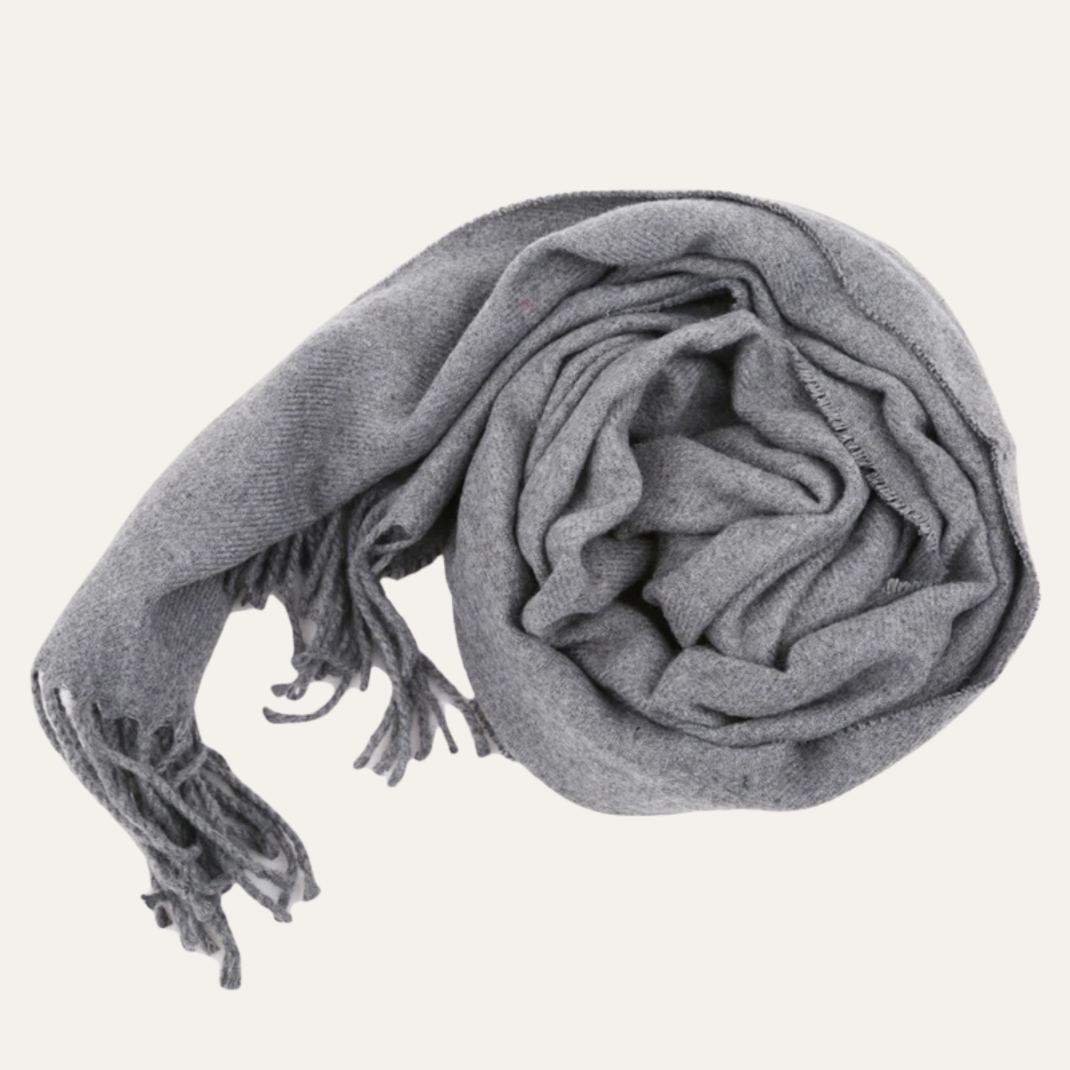 Soft Gray Men's Cashmere Blend Scarf - Nocini