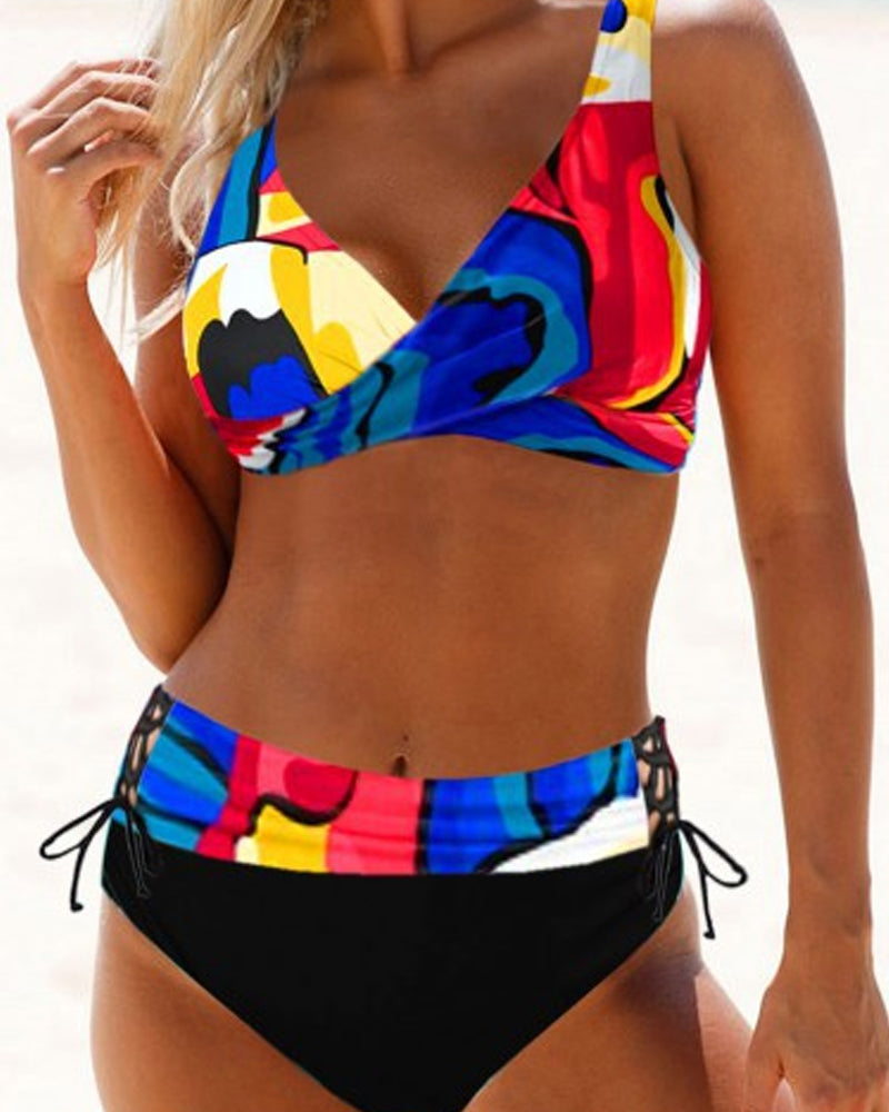 Women's Bikini Swimsuit - Halter Neck Top - Comfortable Fit