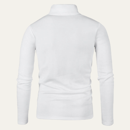 Warm Solid Color Zipper Neck Thick Winter Sweater