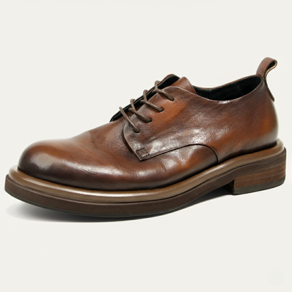 Classic Black Leather Oxford Shoe