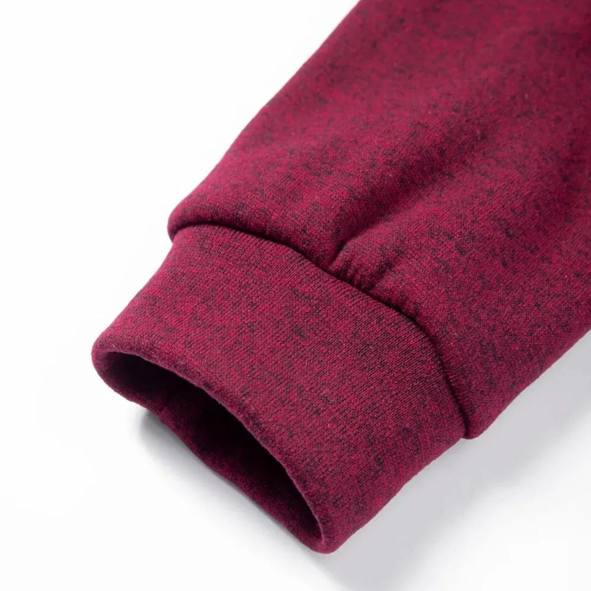 Classic Men's Fleece Sweater with Patched Elbows