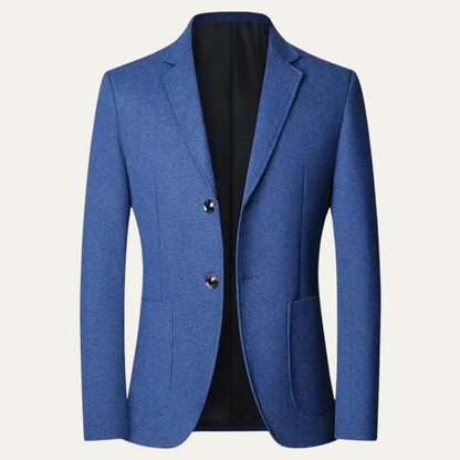 Stylish Men's Navy Blue Classic Fit Blazer Jacket