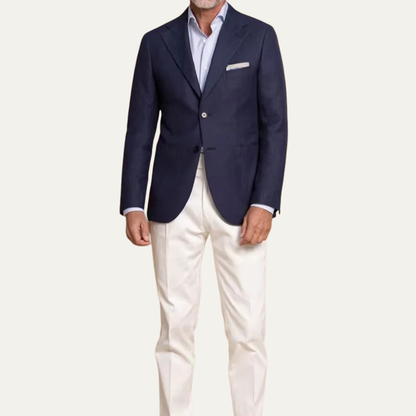 Classic Navy Slim Fit 2 Piece Suit Set
