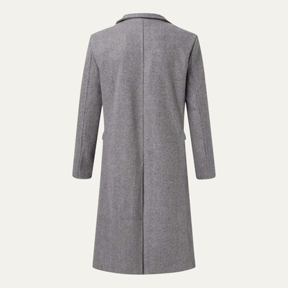 Premium Men's Warm Long Wool Winter Coat