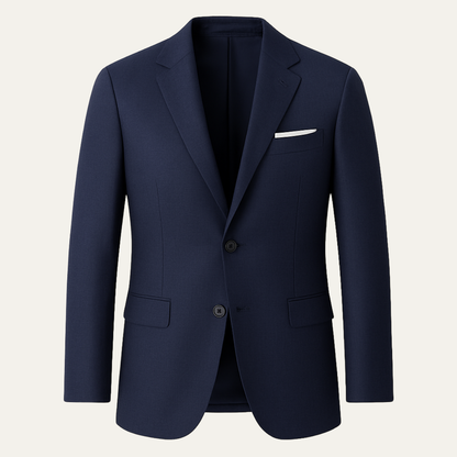 Classic Navy Slim Fit 2 Piece Suit Set