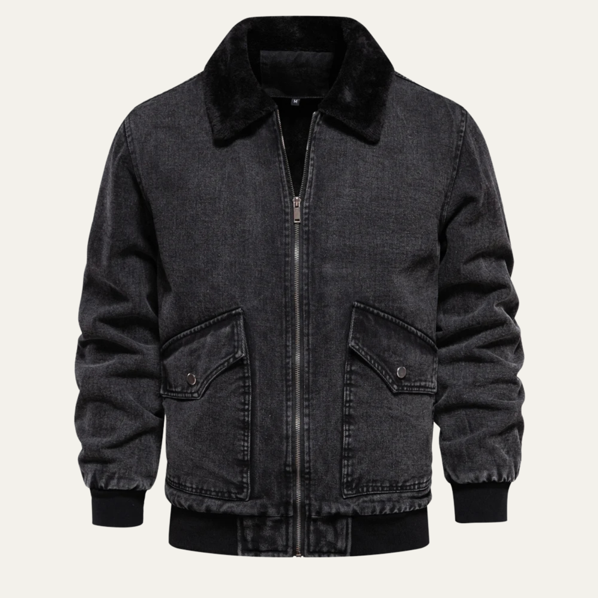 Classic Fit Mens Leather Jacket