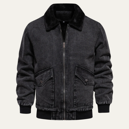 Classic Fit Mens Leather Jacket