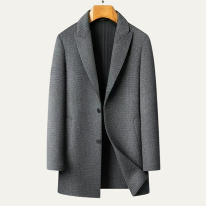 Classic Reversible Wool Men's Trench Coat