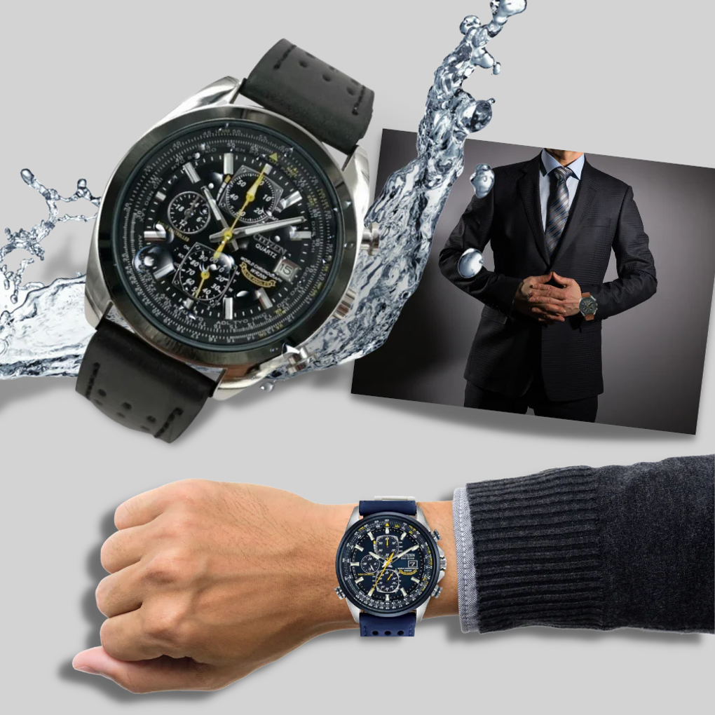 Slim Men's Quartz Watch - Waterproof Sporty Design