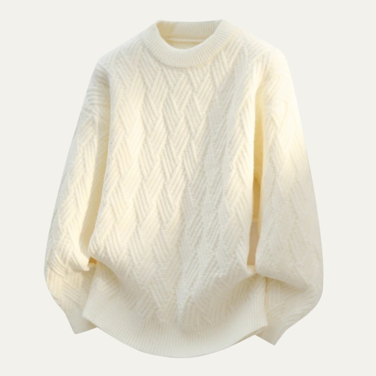 Soft Men's Cashmere Crew Neck Winter Sweater