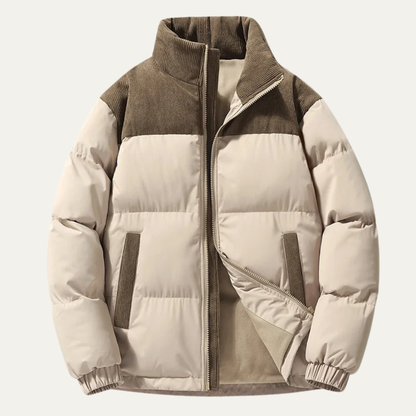 Thick Insulated Men's Puffer Parka Coat