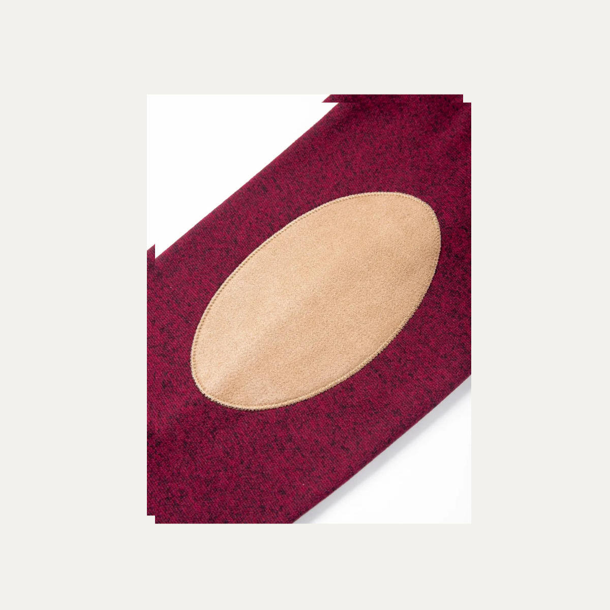 Classic Men's Fleece Sweater with Patched Elbows