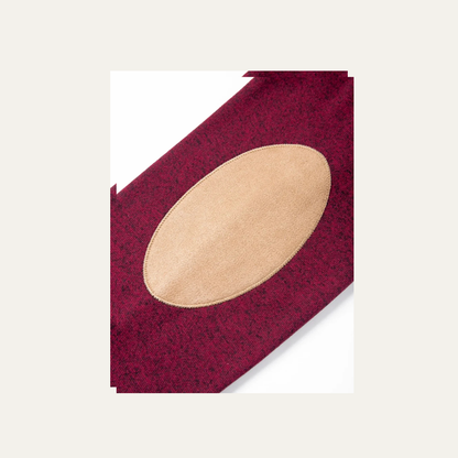Classic Men's Fleece Sweater with Patched Elbows