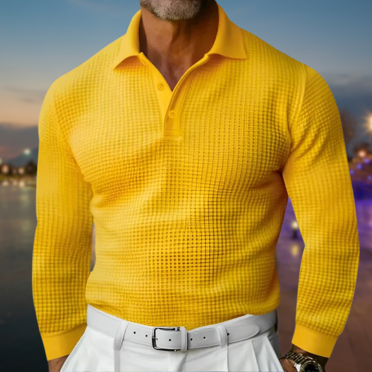 Comfortable Men's Crew Neck Sweater