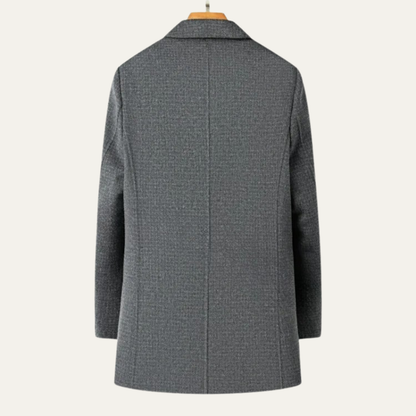 Classic Reversible Wool Men's Trench Coat