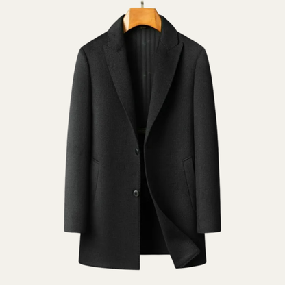 Classic Reversible Wool Men's Trench Coat