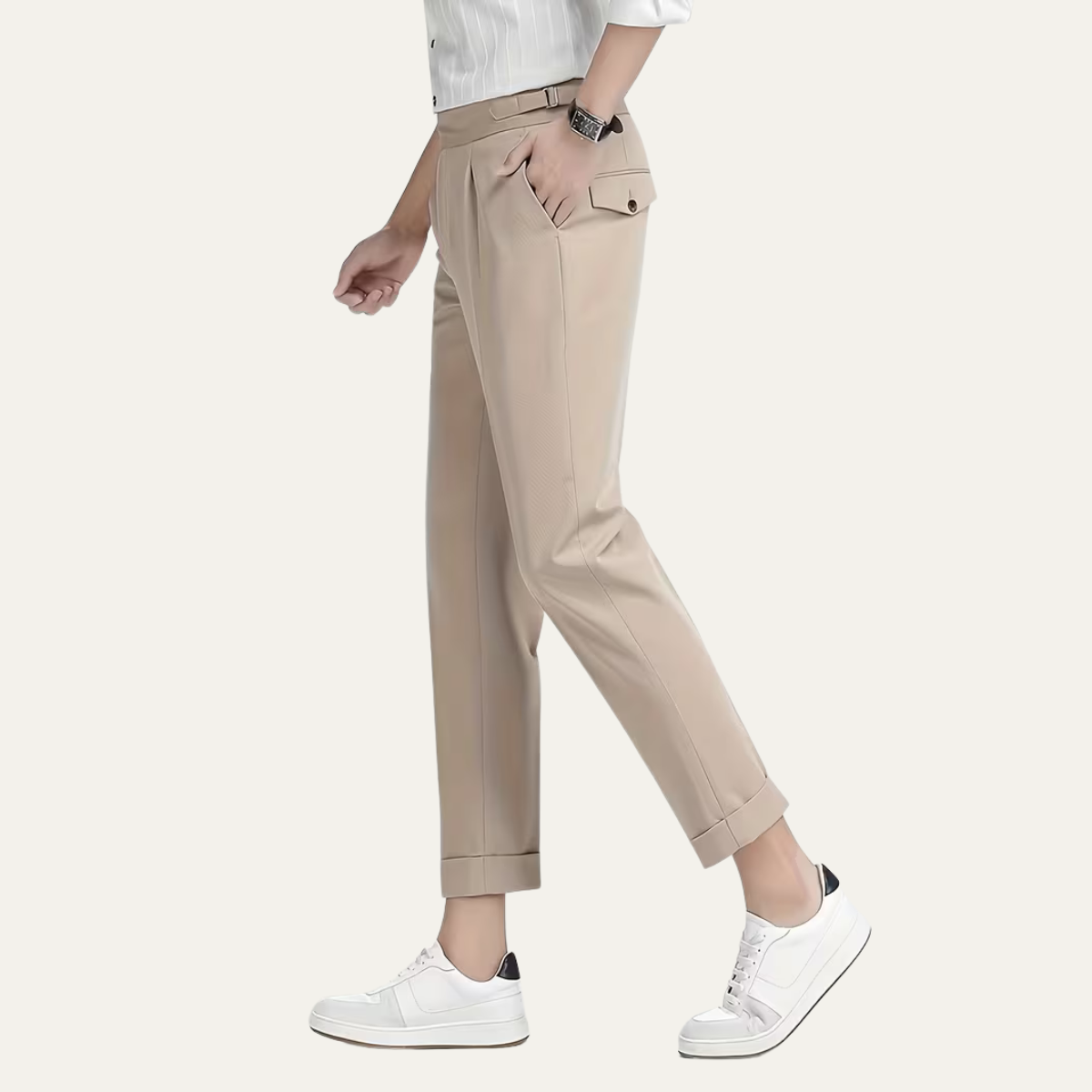 Stylish Men's Slim Fit Formal Work Pants