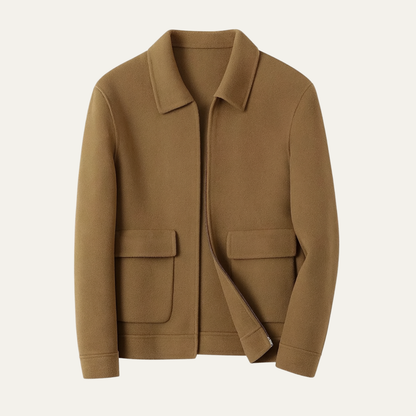 Warm Mens Quilted Zipper Winter Coat - Nocini