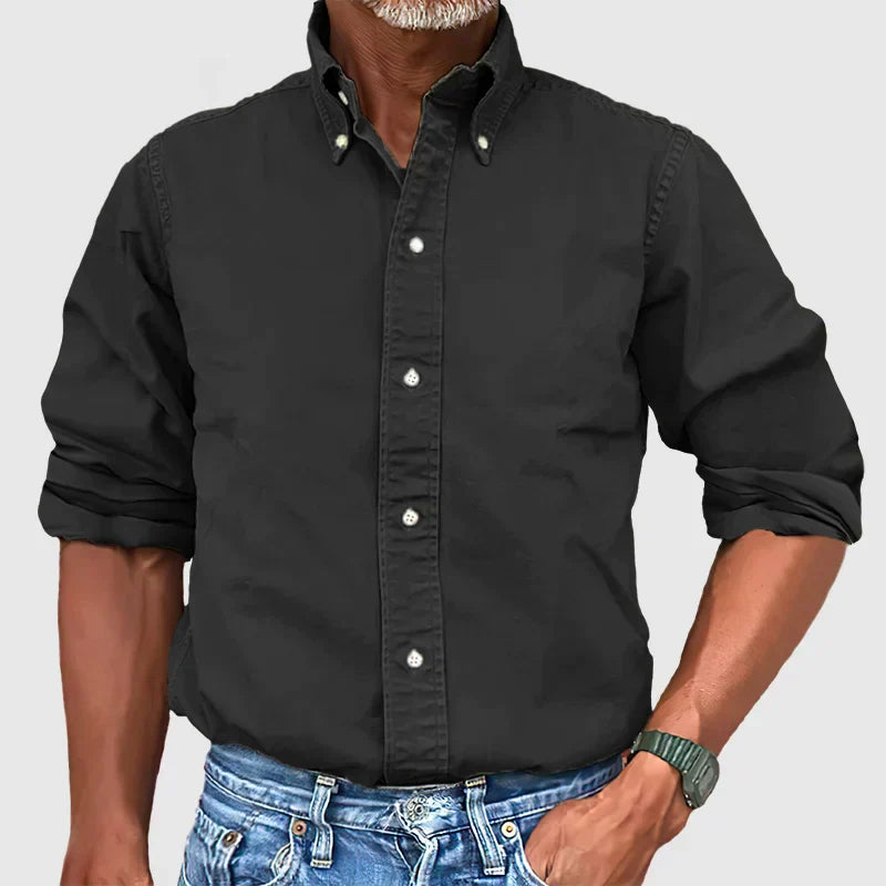 Traditional Casual Mens Button Down Shirt