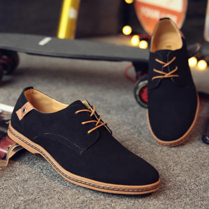 Luxury Suede Mens Formal Oxford Shoes