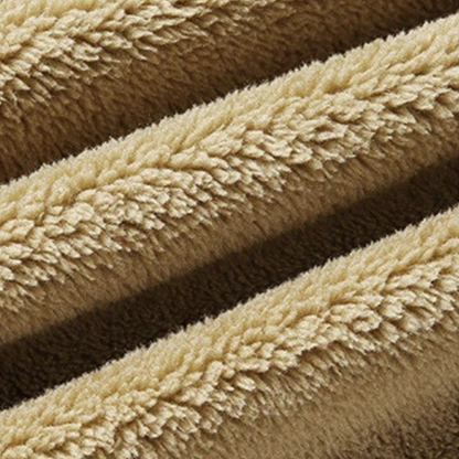 Warm Men's Fleece Lined Sherpa Coat Outdoor Jacket