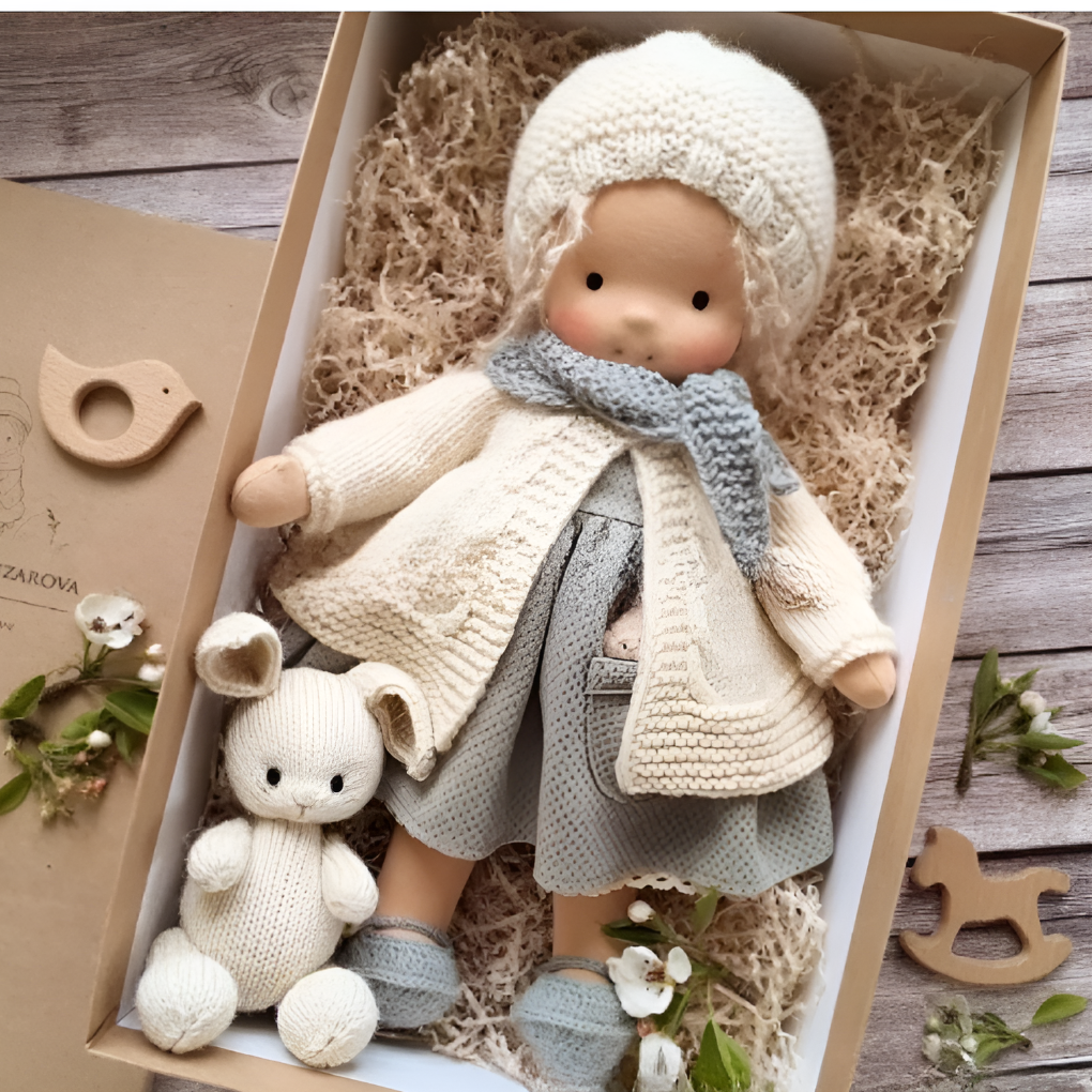 Soft Plush Artisan Teddy Doll
