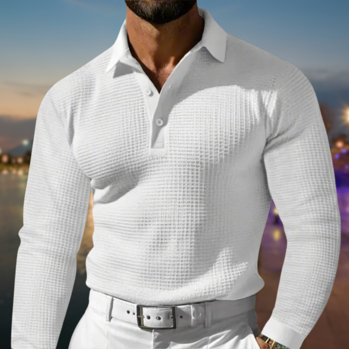 Comfortable Men's Crew Neck Sweater