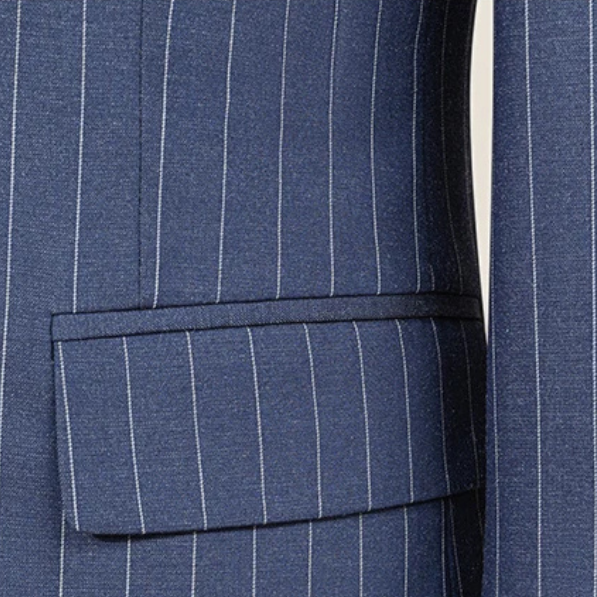Men's Traditional Pinstripe 2 Piece Suit