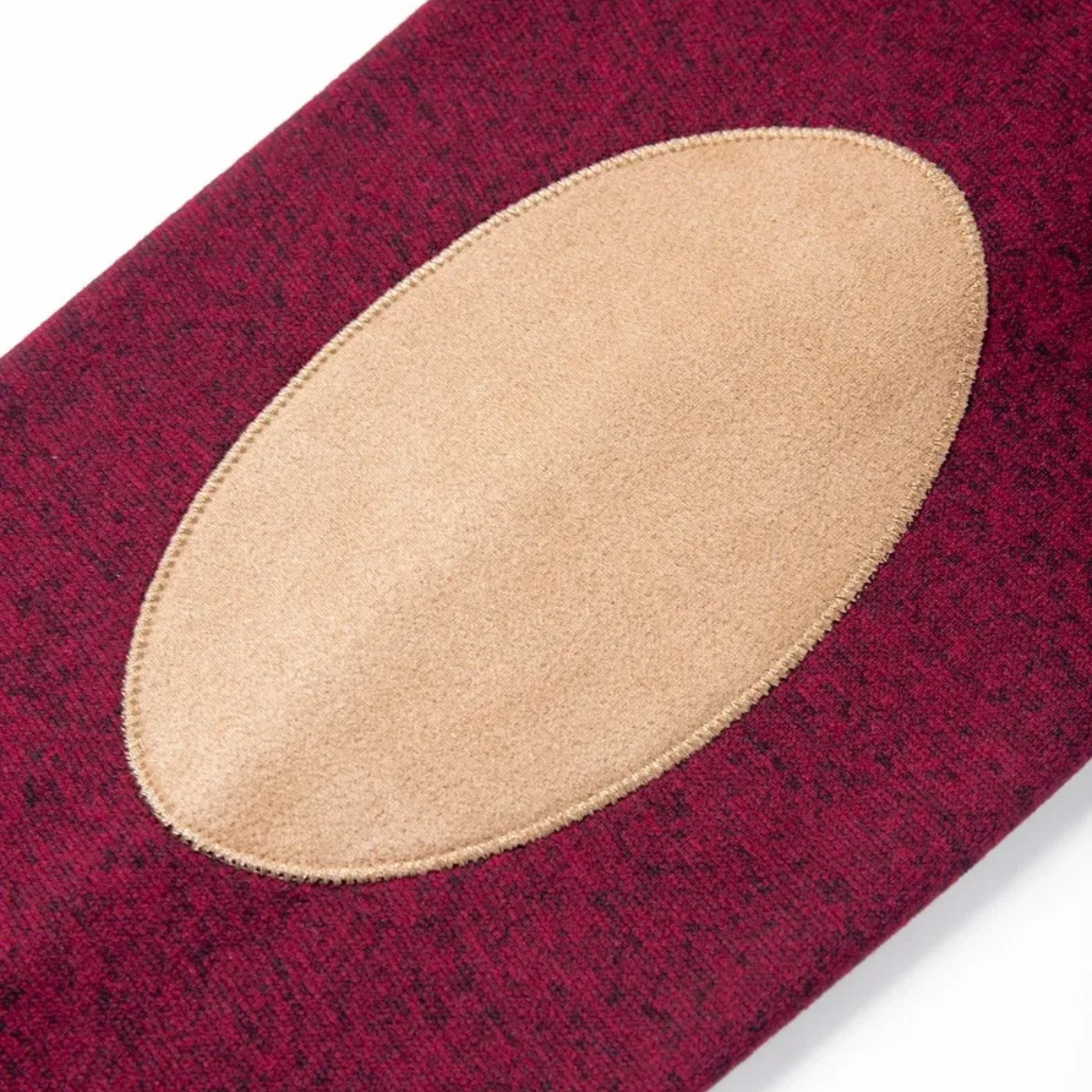 Classic Men's Fleece Sweater with Patched Elbows