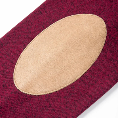 Classic Men's Fleece Sweater with Patched Elbows