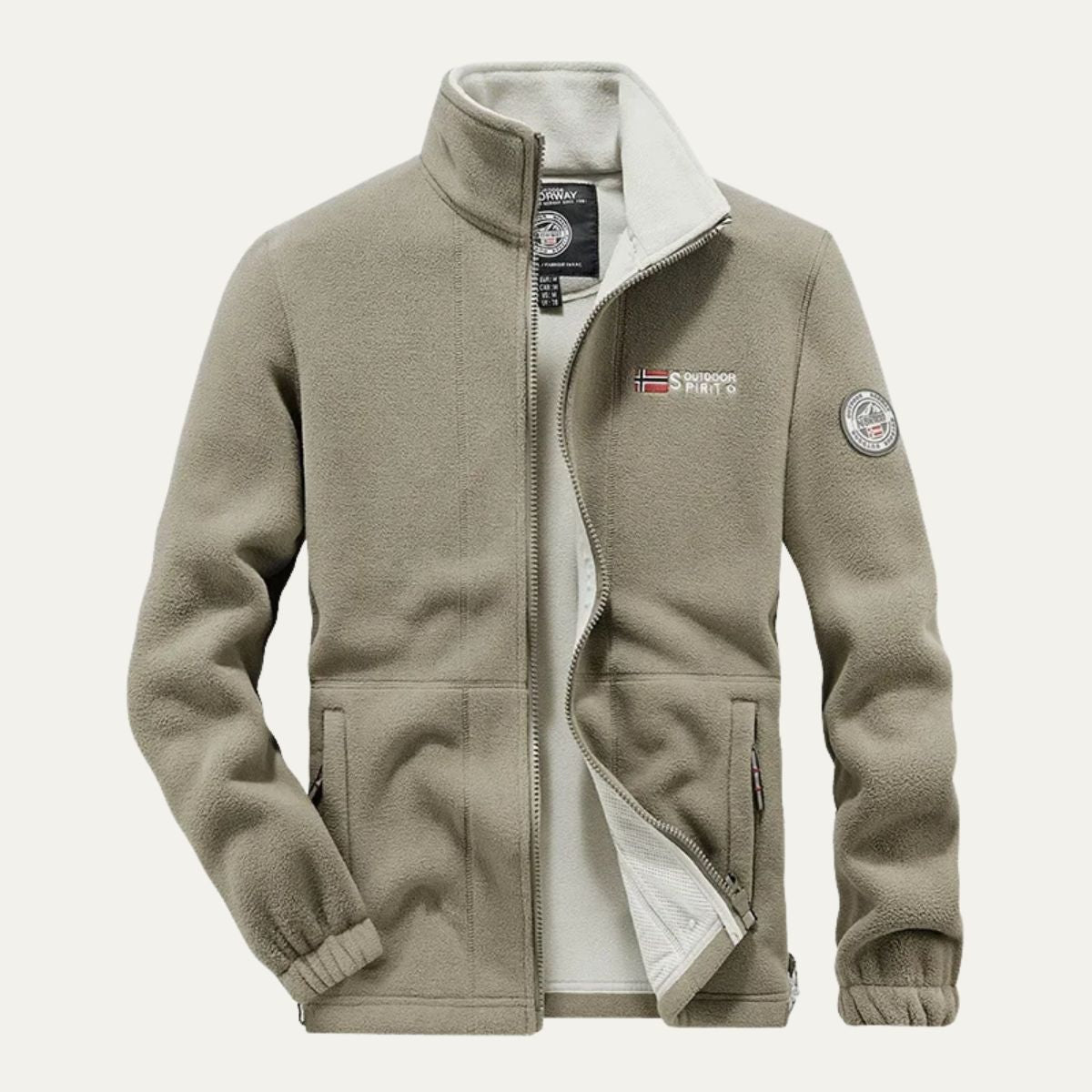 Thermal Insulated Fleece Men's Outdoor Winter Coat
