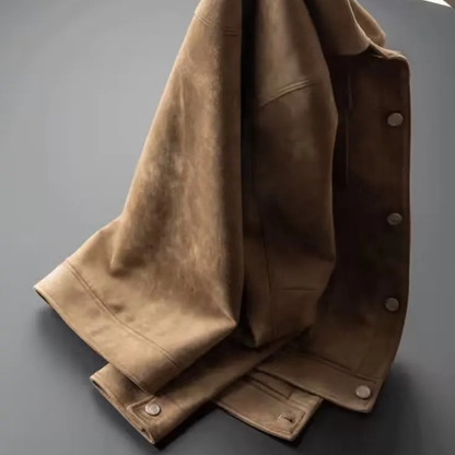 Leather Smart Office Coat for Men