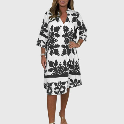 Pretty Floral Party Dress for Women