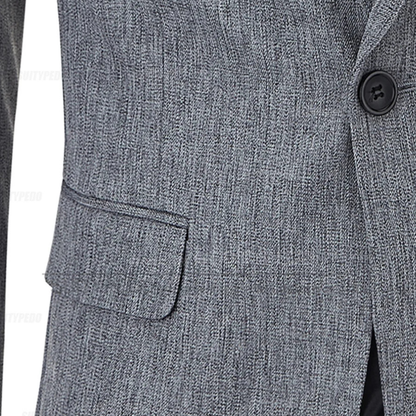 Slim Fit Men's Linen Blazer Jacket
