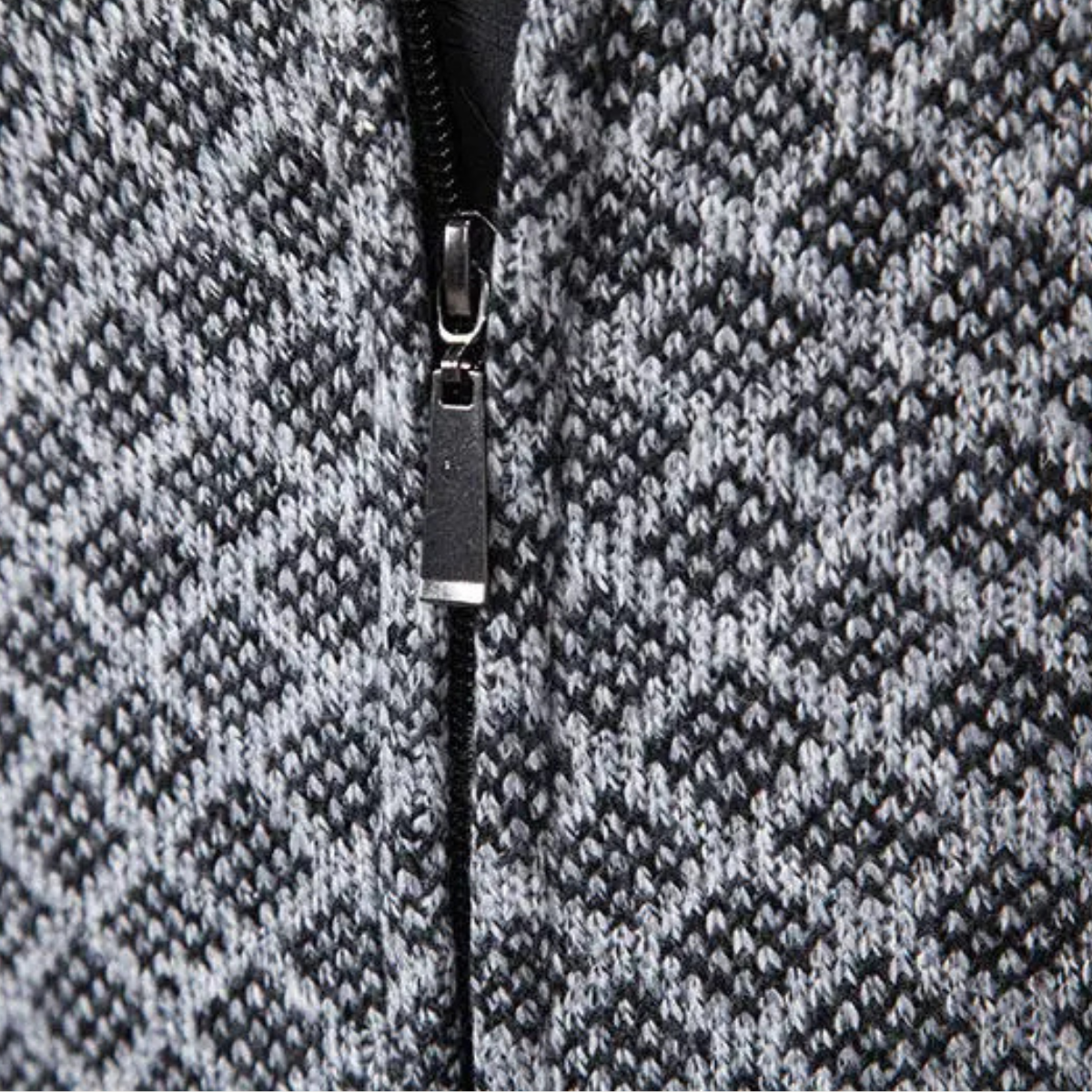 Men's Cable Knit Zipper Sweater Cardigan