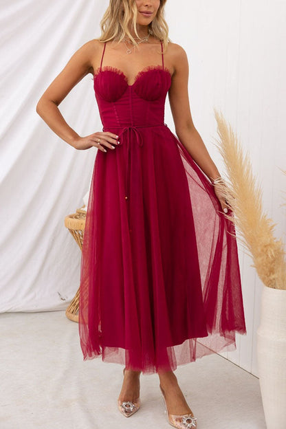 Ladies' Fit & Flare Corset Dress