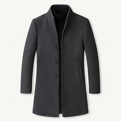 Timeless Water Resistant Mens Trench Coat