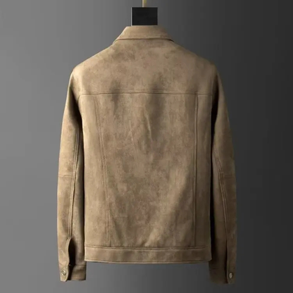 Leather Smart Office Coat for Men