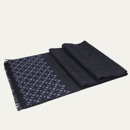 Luxury Black Men's Cashmere Scarf - Nocini