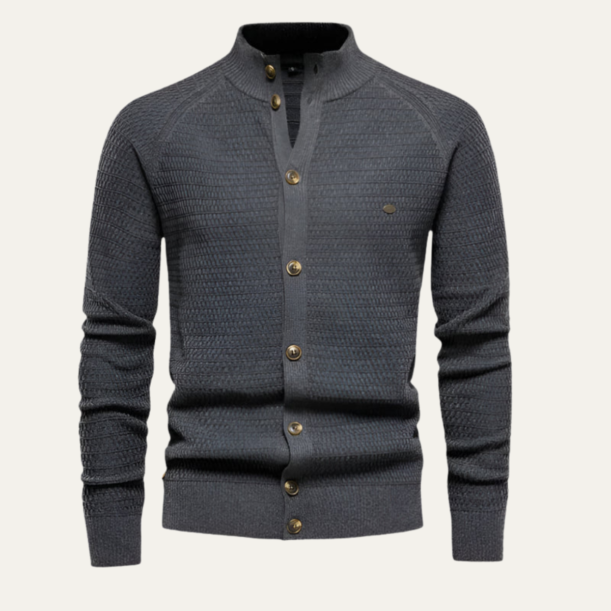 Luxury Pure Cashmere Mens Cardigan Sweater