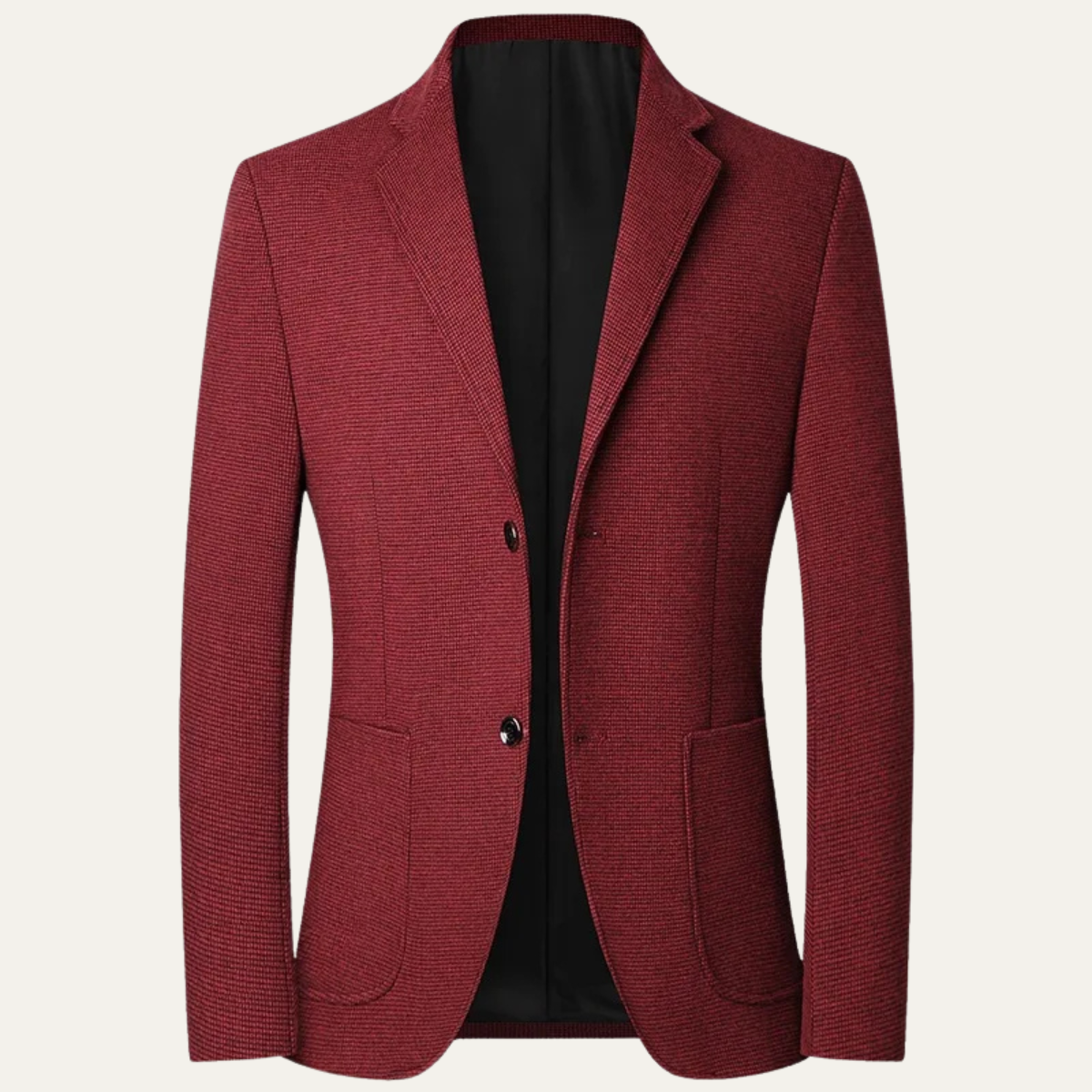 Stylish Men's Fitted Long Coat