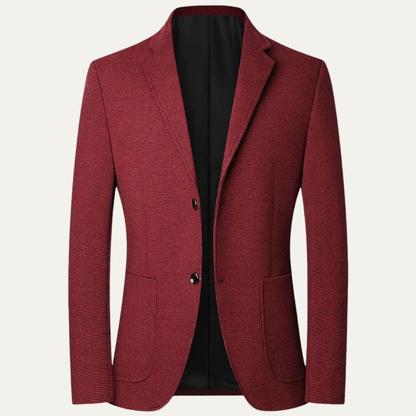 Stylish Men's Fitted Long Coat