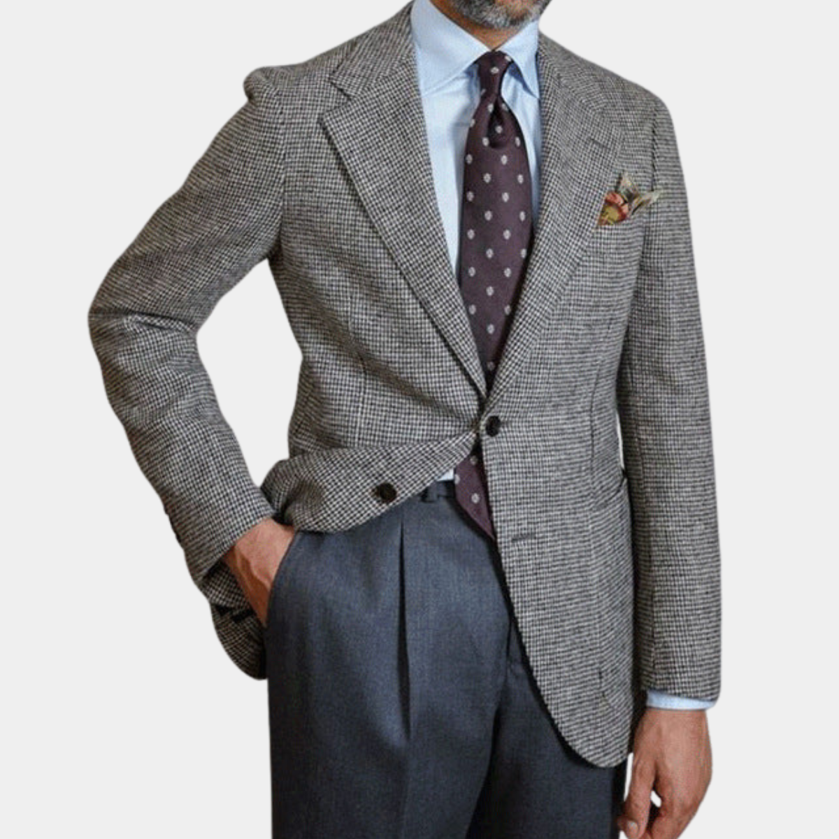 Classic Men's Crew Neck Cotton Sweater