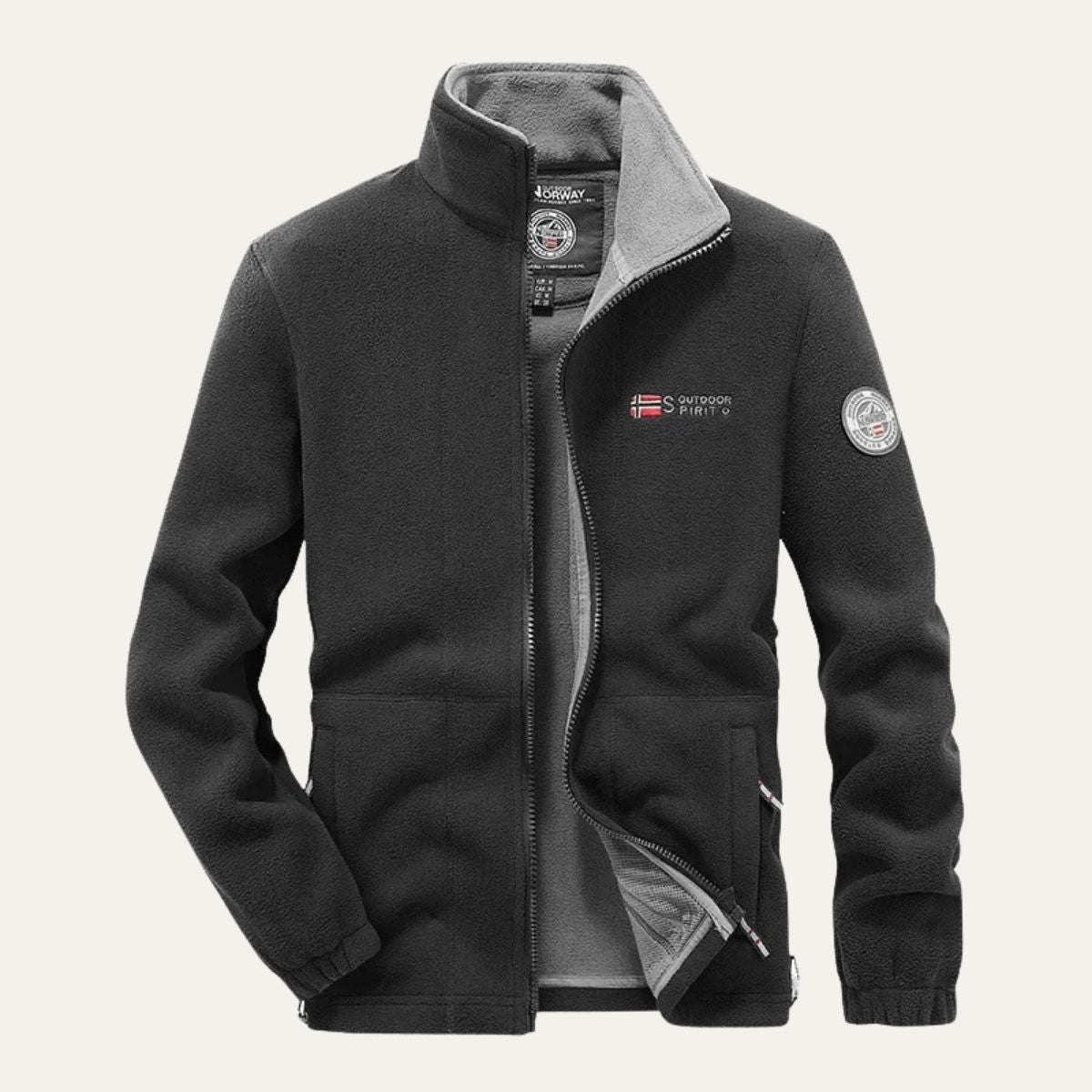 Thermal Insulated Fleece Men's Outdoor Winter Coat