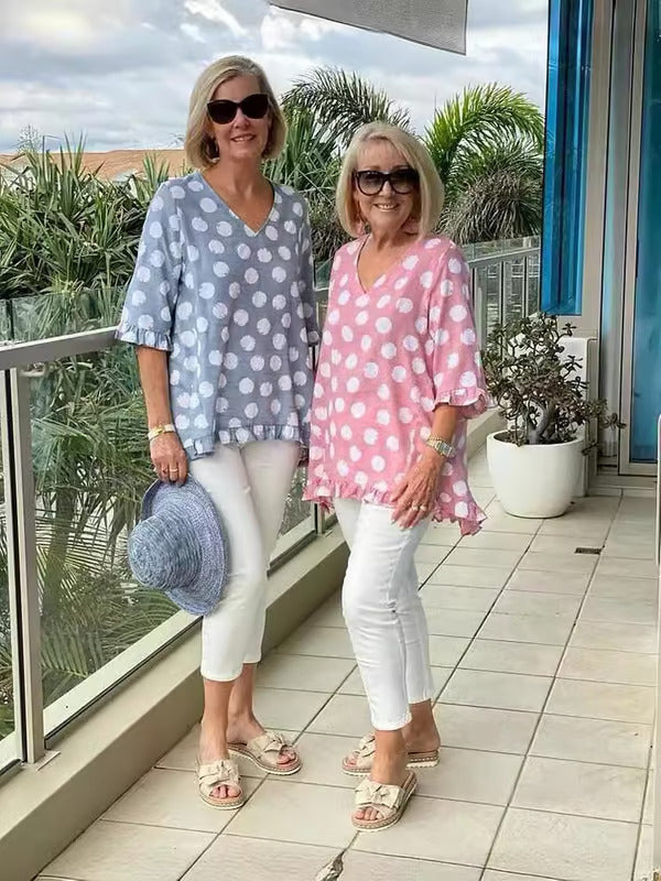 Classic Women's V-Neck Top